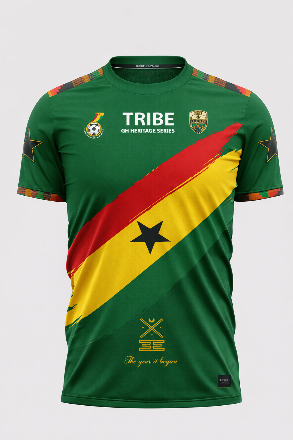 Field Kings – Premium Ghana Heritage Jersey (Green)
