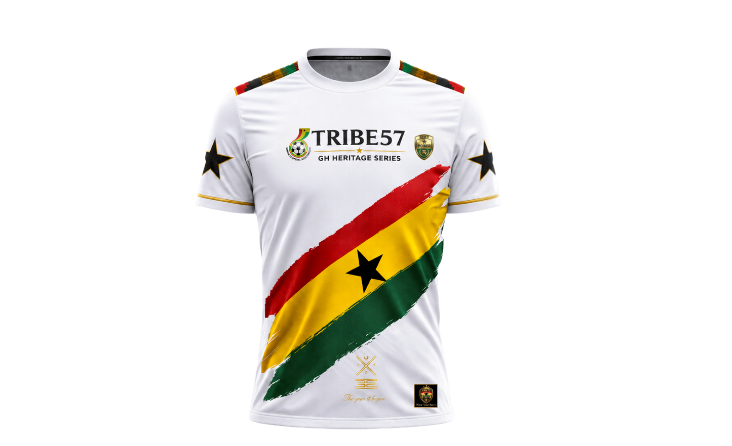 Star Power GH – Premium Ghana Heritage Jersey (Fully Embroidered)