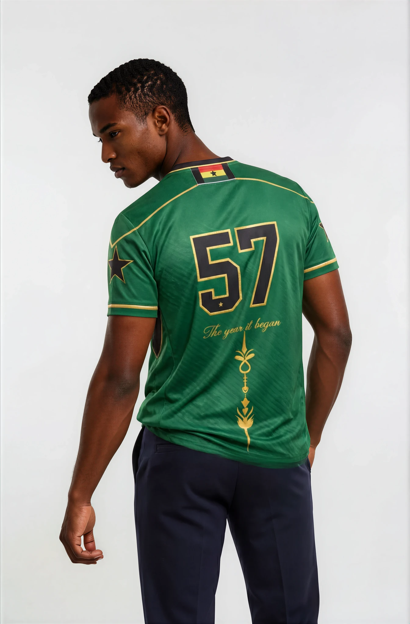 Field Kings – Premium Women’s Ghana Heritage Jersey (Green)